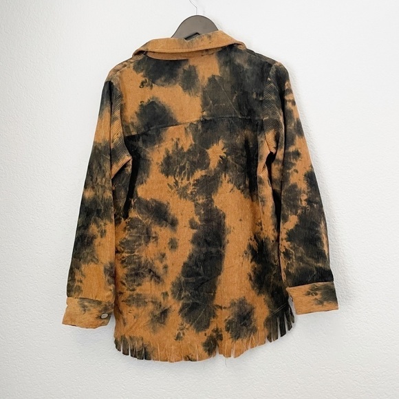 BLUE B Corduroy Tie Dye Light Jacket Small - Picture 9 of 12